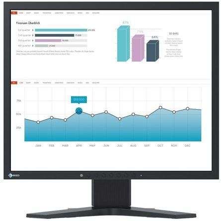 EIZO FlexScan S1934H-BK LED display 48,3 cm (19") 1280 x 1024 pixel SXGA Sort