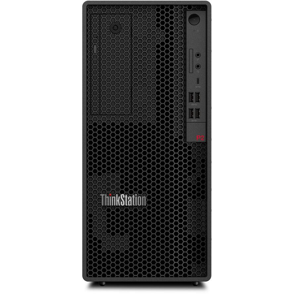 Lenovo ThinkStation P2 Tower Intel® Core™ i9 i9-14900K 64 GB DDR5-SDRAM 1 TB SSD NVIDIA GeForce RTX 4070 Windows 11 Pro Workstation Черен