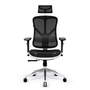 Kancelářské křeslo Diablo Chairs V-Basic Ergonomic do 150 kg Černobílé