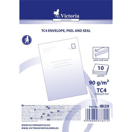 Victoria szilikonos TC 4 boríték (10 db) (TC43B05B4VIP10)