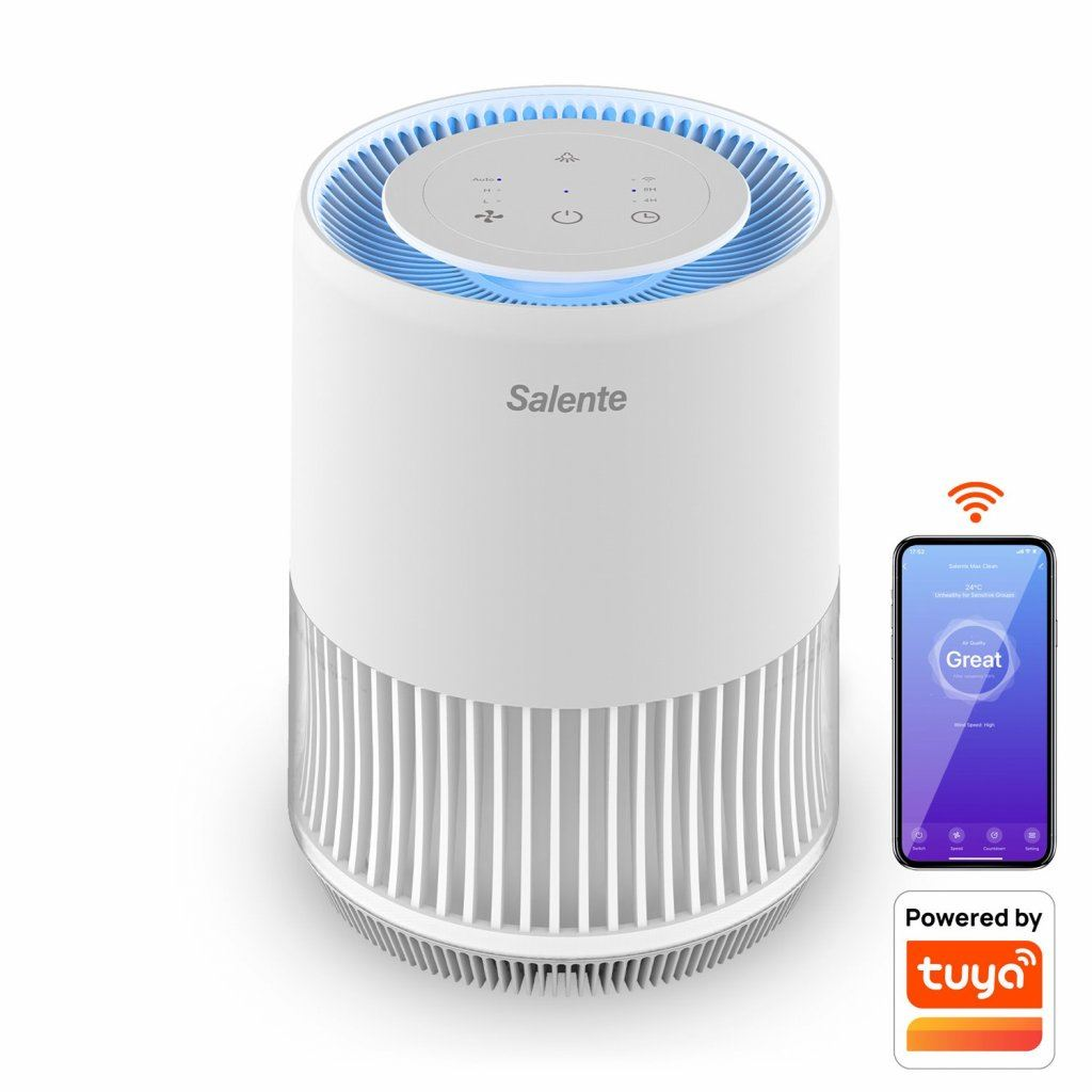Salente MaxClean intelligens légtisztító fehér (MAXCLEAN-WH) (MAXCLEAN-WH)