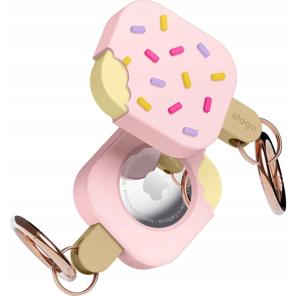 Elago Elago AirTag Ice Cream Case - etui do AirTag różowe - Gwarancja bezpieczeństwa. Proste raty. Bezpłatna wysyłka od 170 zł.