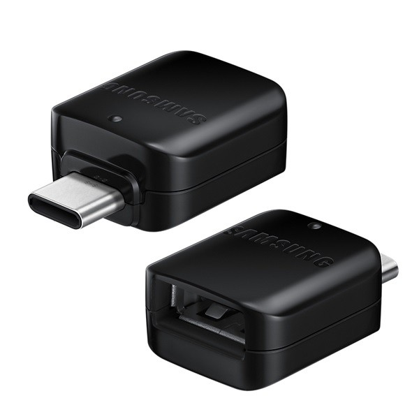 SAMSUNG adapter (USB - Type-C, adatátvitel, OTG) FEKETE (EE-UN930BBEG)
