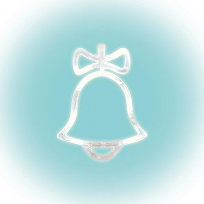 Somogyi LED-es Ablakdísz Harang forma 19cm meleg fehér (KID 415) (KID 415)