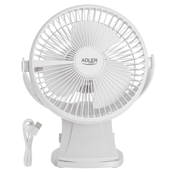 Mini ventilátor Adler AD 7342w bílý