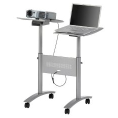 NOBO Twin LCD projektor állvány - Ezüst (1900791)