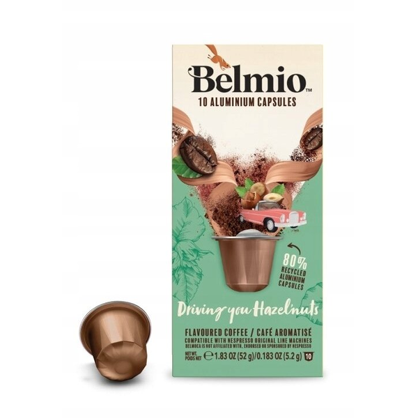 Kapsułki do Nespresso Belmio Driving you Hazel'nuts  10 sztuk
