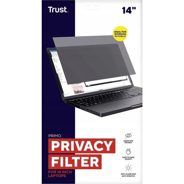 Trust Primo 35,6 cm (14") Pantalla/Portátil Filtro de privacidad para pantallas sin marco