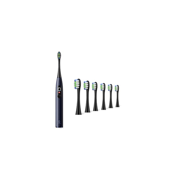 Oclean X Pro Digital Szónikus Elektromos fogkefe + 6 db pótfej - Fekete