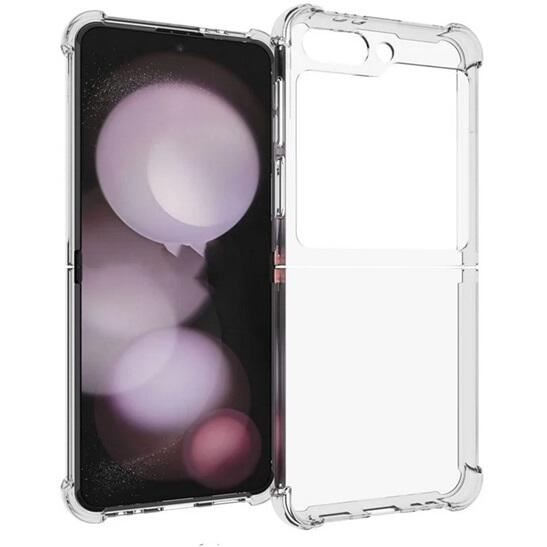 Gigapack Samsung Galaxy Z Flip6 (SM-F741) szilikon tok légpárnás sarkokkal átlátszó (GP-159608) (GP-159608)