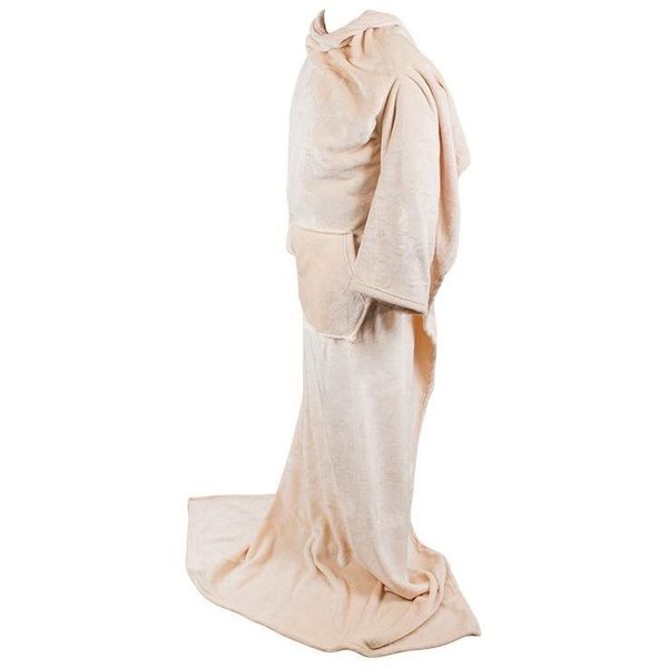 Verk 24306 Fleece blanket with sleeves beige