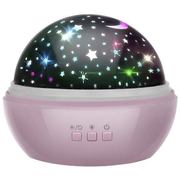 Malatec 16859 Deluxe Ejszakai égbolt projektor, rózsaszín (5900779939325)