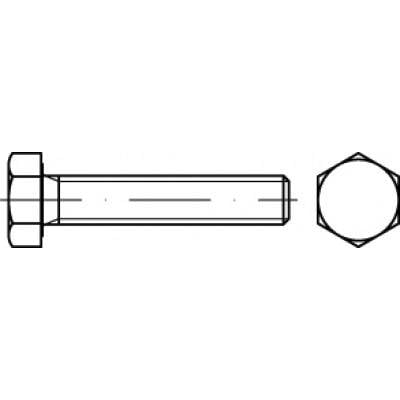 TOOLCRAFT TO-5443716 hatlapfejű csavar 38 mm 16 mm külső hatlap 83933 galvanikusan cinkezett acél 100 db (TO-5443716)