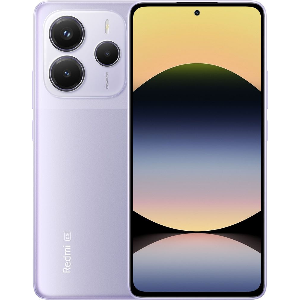 Xiaomi Redmi Note 14 5G 8/256GB Dual-Sim mobiltelefon lila (MZB0IO1EU) (MZB0IO1EU)