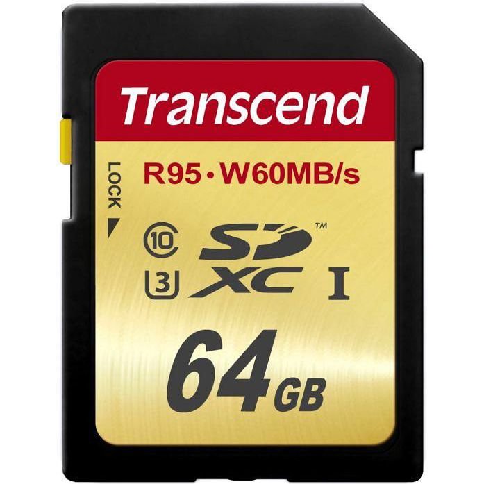 64GB SDXC UHS-I U3 . (TS64GSDU3)