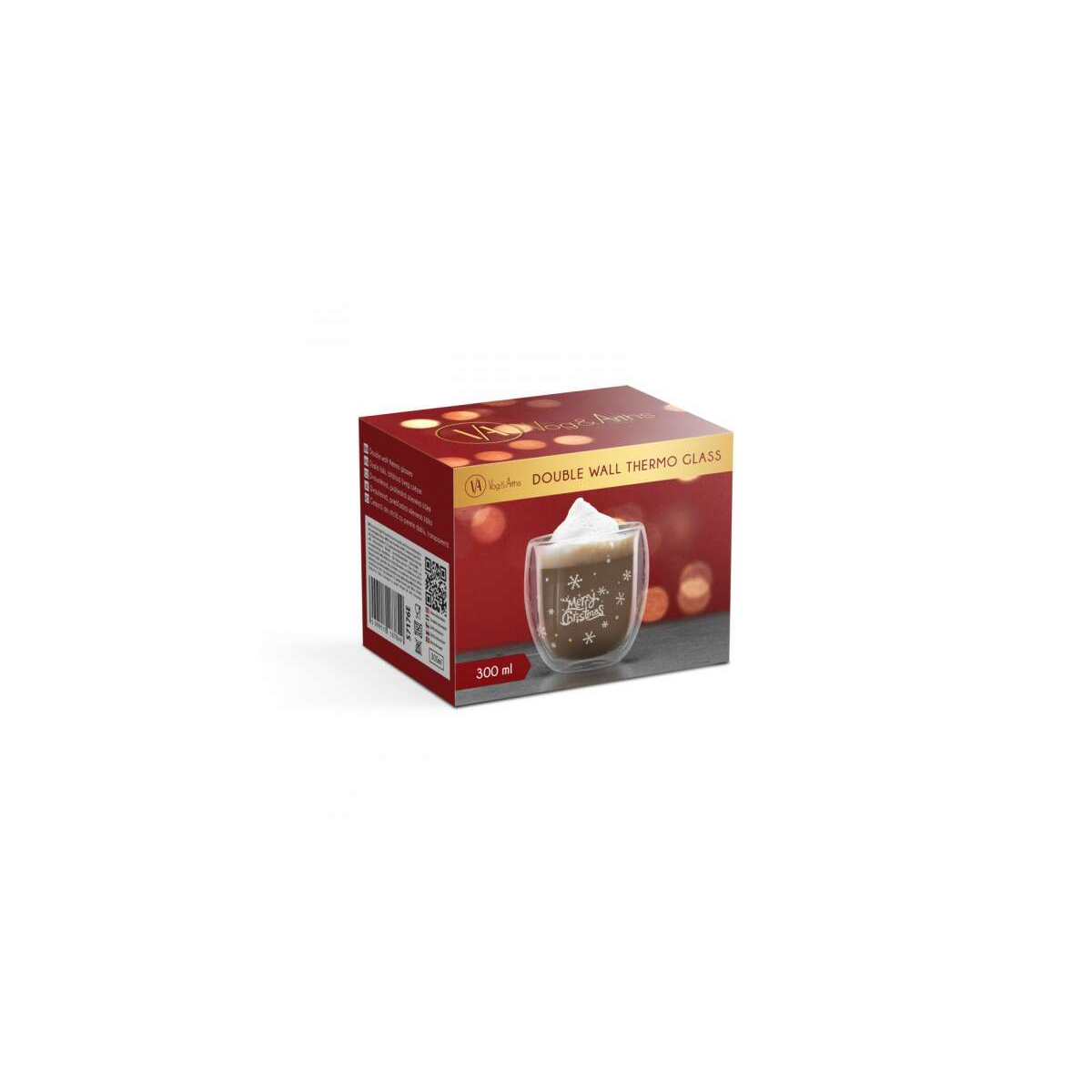 Family Christmas 57176E 300ml Pohár - Átlátszó/Mintás (57176E)