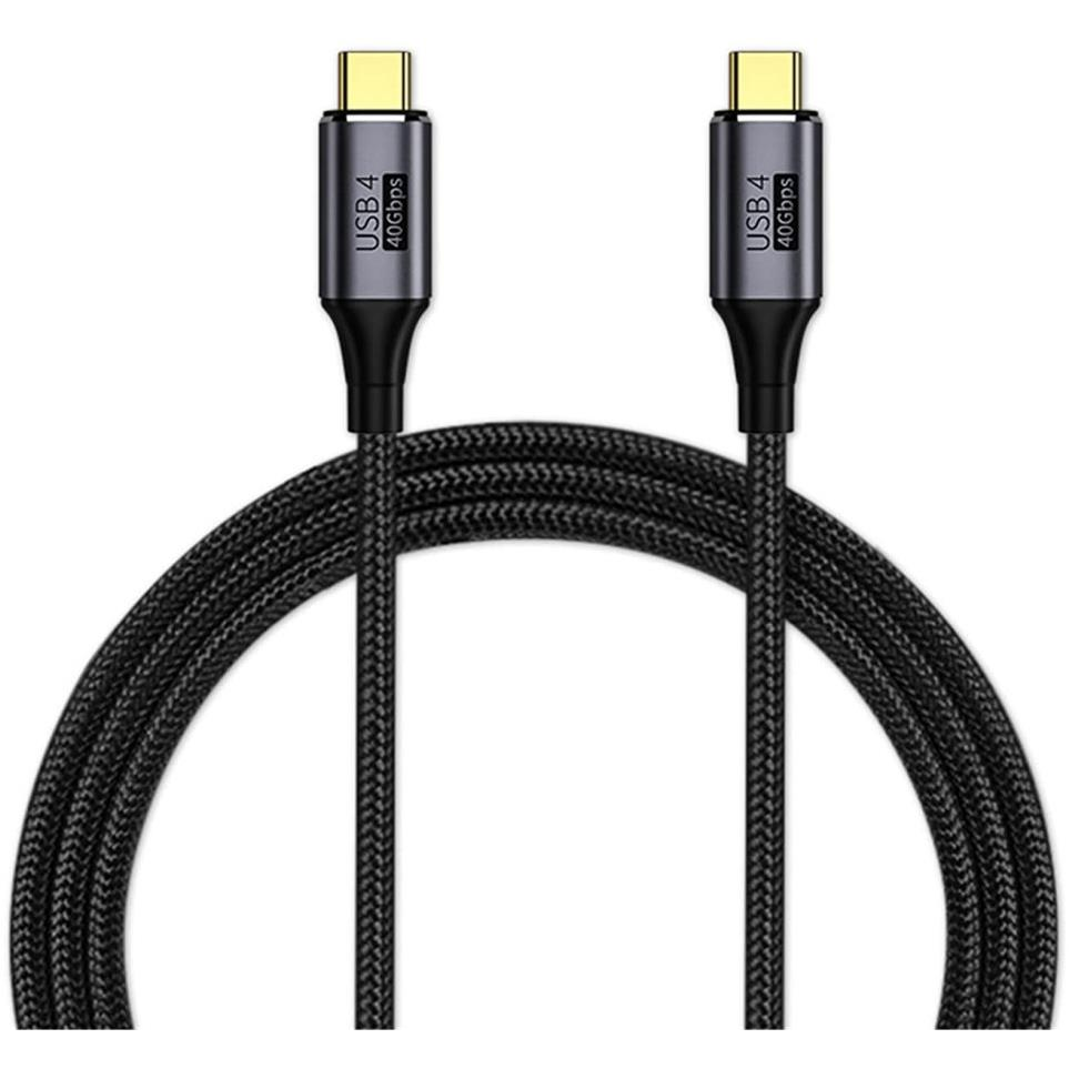 PremiumCord USB4™ Gen 3x2 40Gbps 8K@60Hz 240W Thunderbolt 3, 0,8 m (ku4cr08)