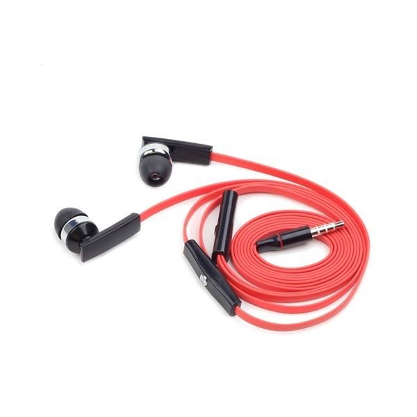 Gembird MHS-EP-OPO Porto In-Ear fekete/piros
