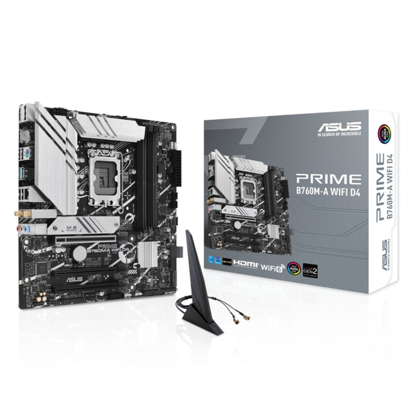 ASUS PRIME B760M-A WIFI D4 Intel B760 LGA 1700 Micro ATX