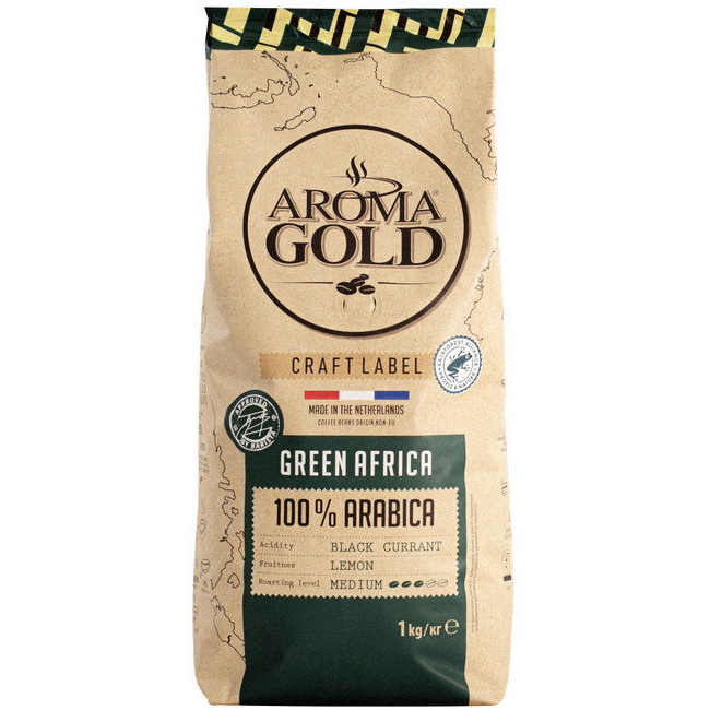 Aroma Gold Green Africa, szemes, 1000 g (4771632001203)