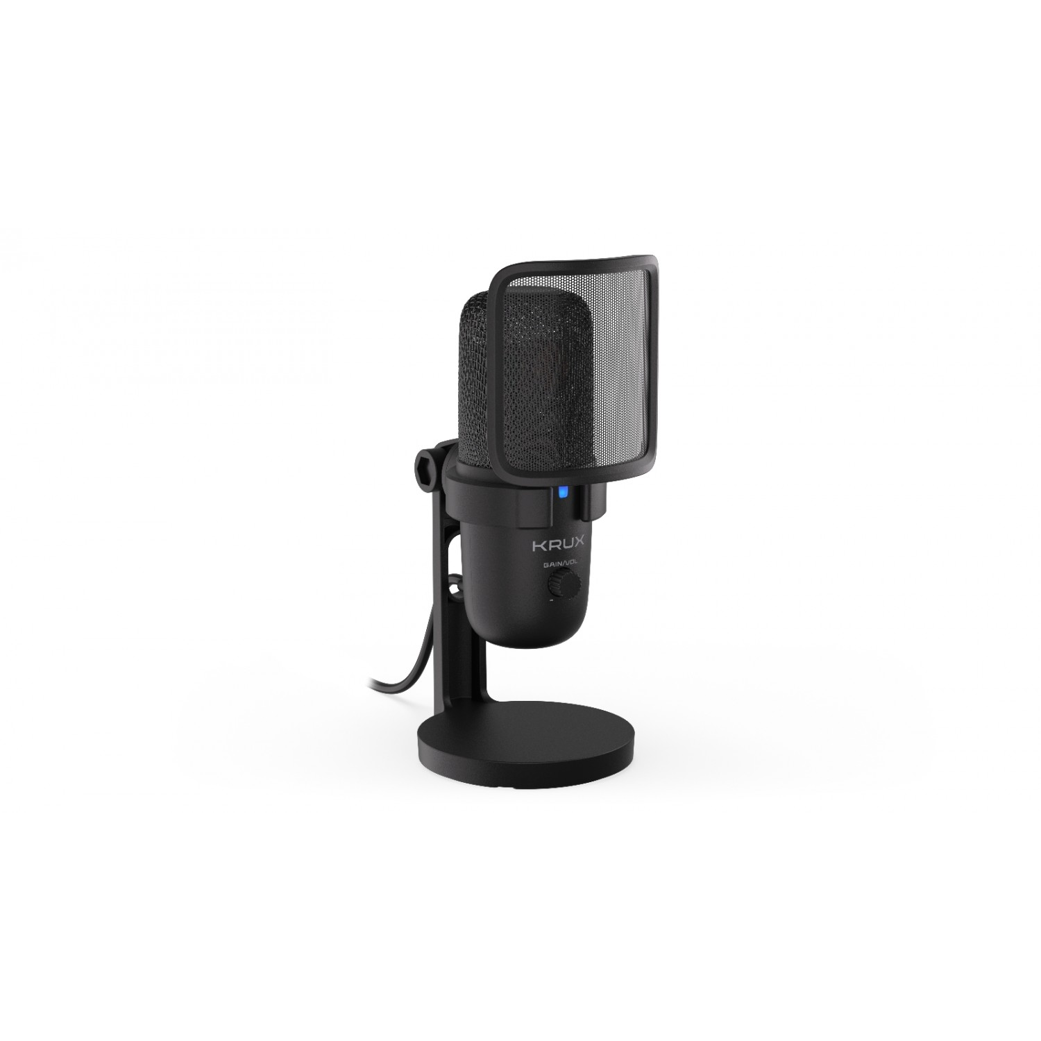 Krux Emote 2000S Asztali Mikrofon - Fekete (KRXC002)