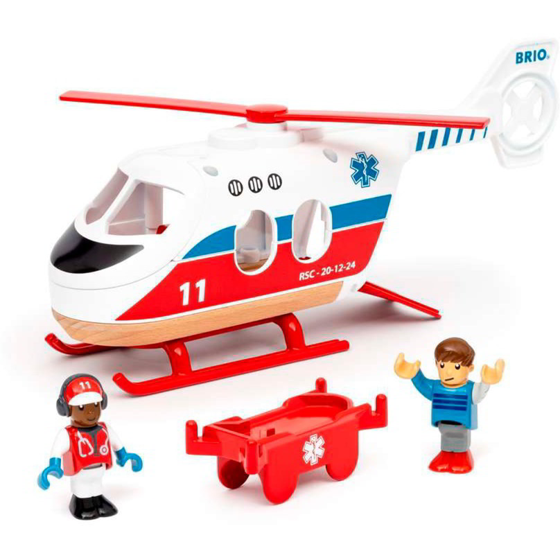 BRIO World: Mentőhelikopter figurákkal (63602200)