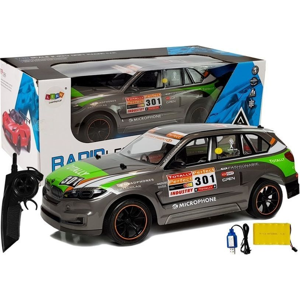 R/C 1:10 Sport Autó - 2.4 Ghz, Szürke