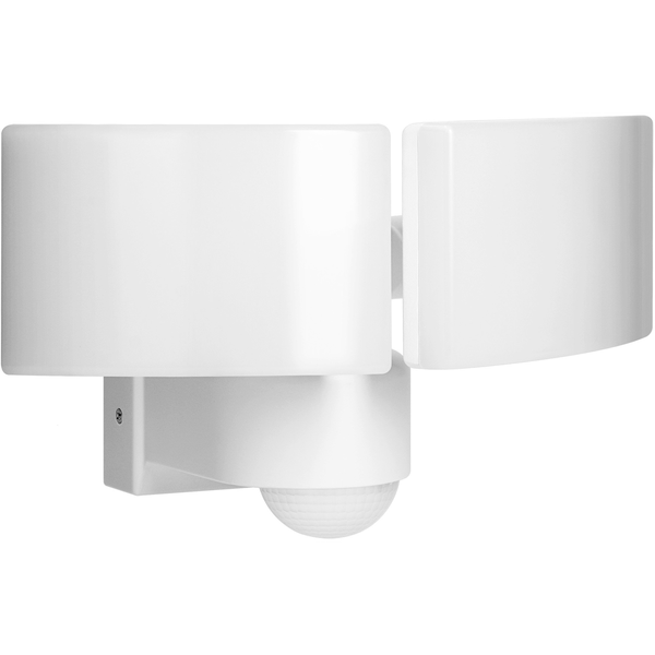 TOS DUO LED 2x20W podwójny naświetlacz ogrodowy z PIR, 2x1600lm, IP65, 4000K, PC, biały,AD-NL-6603WLR4