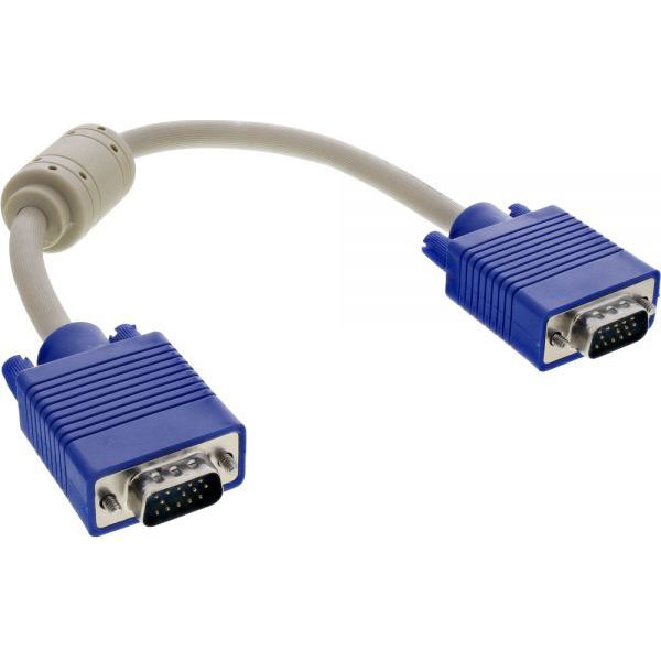 InLine 17803 cavo VGA VGA (D-Sub) Beige