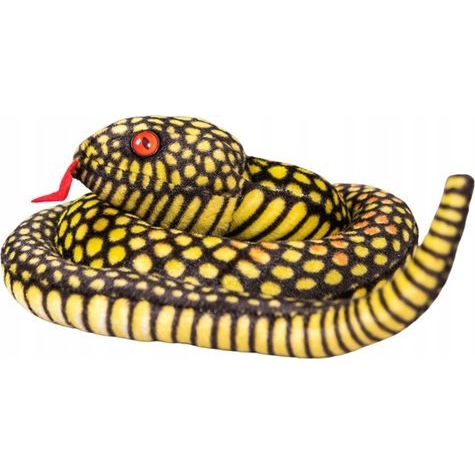 Plüss Yellow Snake Mascot 100 cm 16438