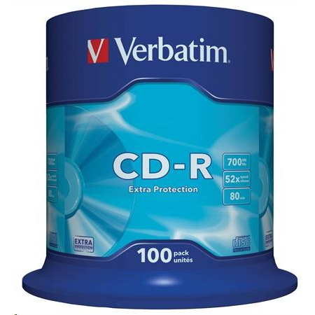 Verbatim CD-R Extra Protection 700 MB 52x 100 stk