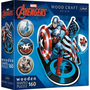 Trefl Wood Craft Origin MARVEL: Avengers 20194 puzzle Skladačka z tvarov 160 kusov Komiks