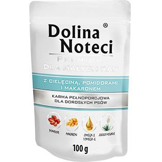 Dolina Noteci MINI Z CIELĘCINĄ, POMIDORAMI I MAKARONEM 100g