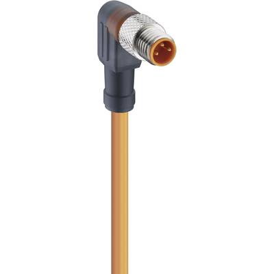 Lumberg Automation 11331-1 Érzékelő-/működtető összekötő, konfekcionált M8 Alj, hajlított 5.00 m Pólusszám: 4 1 db (11331-1)