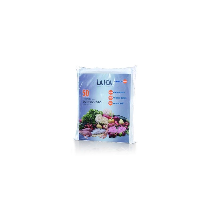 Laica légcsatornás vákuum csomagoló tasak 20x28cm 50db (VT35042) (VT35042)