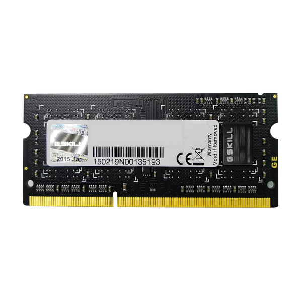 G.Skill 8GB / 1600 Standard DDR3 SoDIMM CL10 Single Notebook RAM