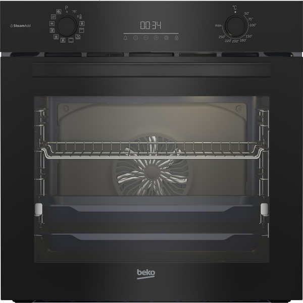 Beko BBIS17300BCS Beépíthető Sütő 12 funkcióval,72 L,Teleszkópos sütősín