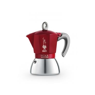 Bialetti Moka Induction 6 személyes kávéfőző piros