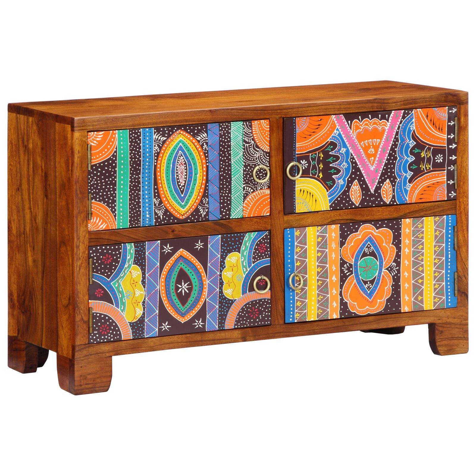 Cipőszekrény 90x35x55 cm Tömbfa Akáció (4016513)