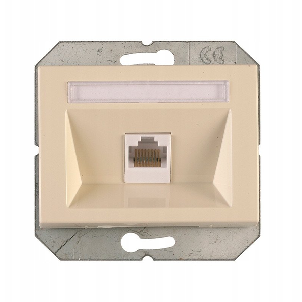 DATA SOCKET SINGLE VILMA XP BEIGE