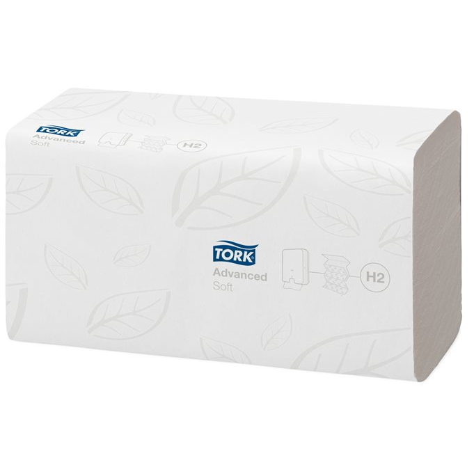 Tork Advanced Interfolded H2 rendszer Kéztörlő hajtogatott - Fehér (21 csomag) (120289)