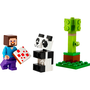 LEGO Minecraft Steve a malá panda 30672