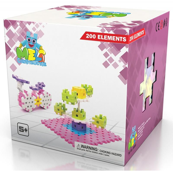  Keycraft Klocki meli constructor girls - 200 sztuk