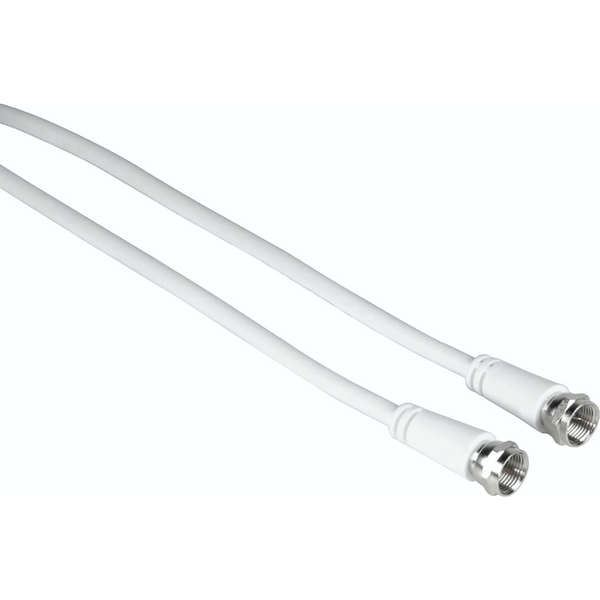 Hama 00205037 cavo coassiale 1,5 m F Bianco