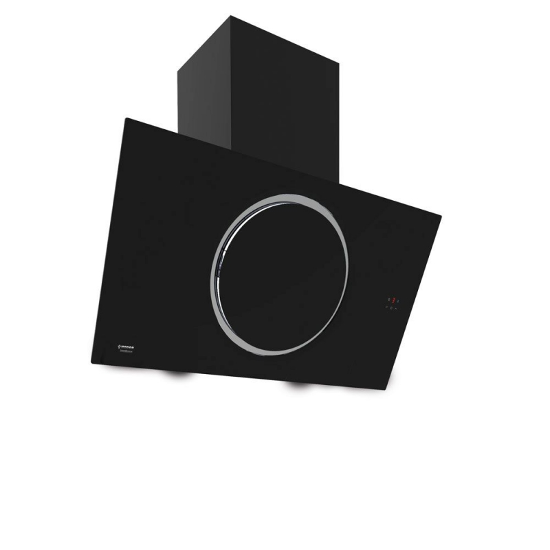 Nodor NorBreeze Circum 90 Db Nmotion Hota de bucatarie din sticla - Negru