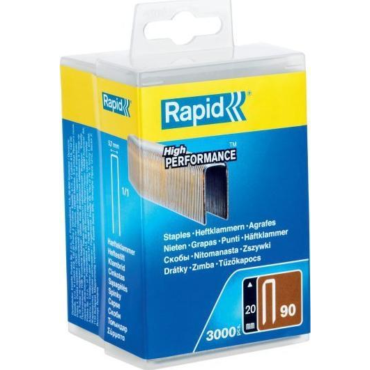Grapas Rapid 3000 Galvanizadas 90/20 Mm