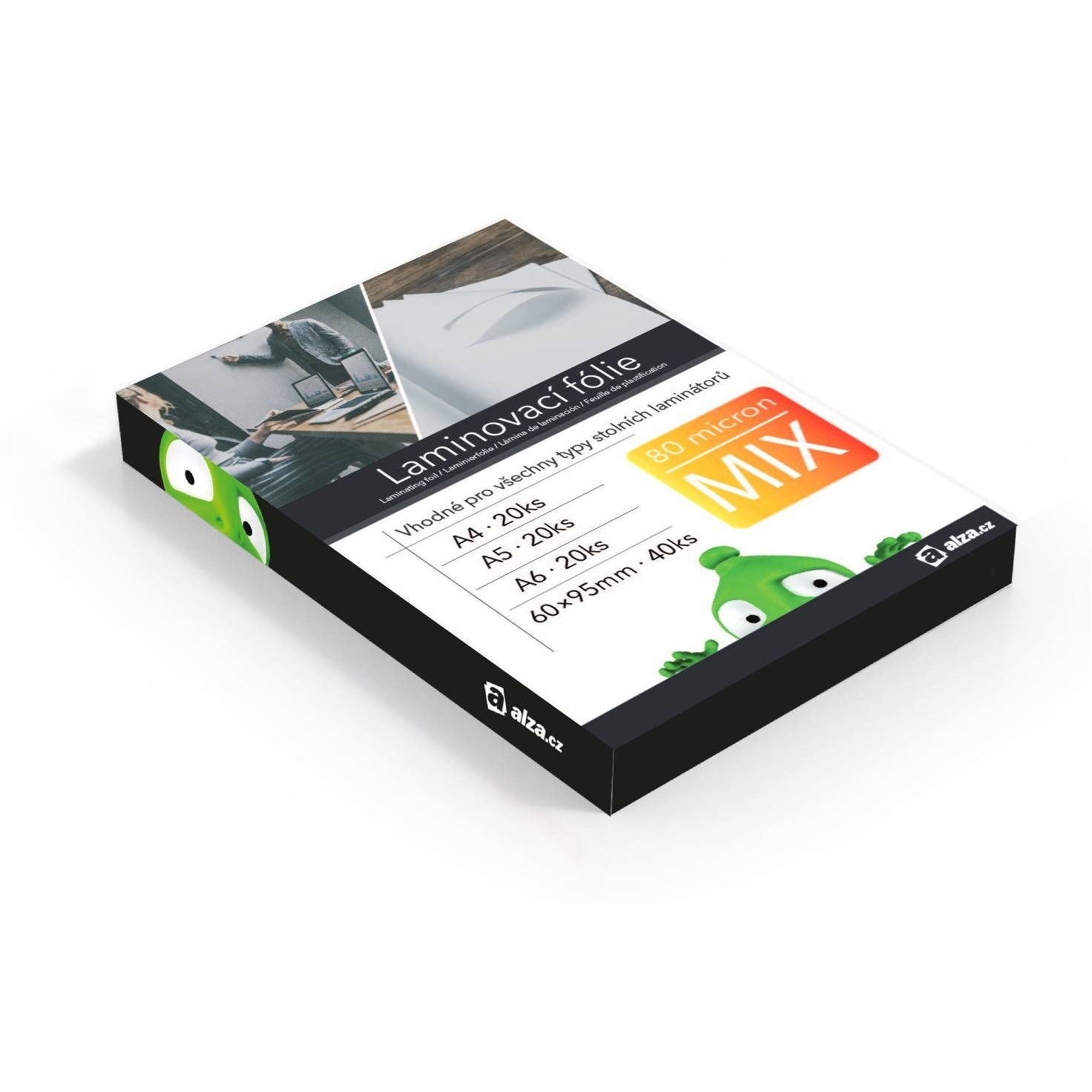 Alza Mix (A4, A5, A6 és 60 x 95 mm) / 160 fényes - 20/20/20/20/40 db/csomag (MIX_160)