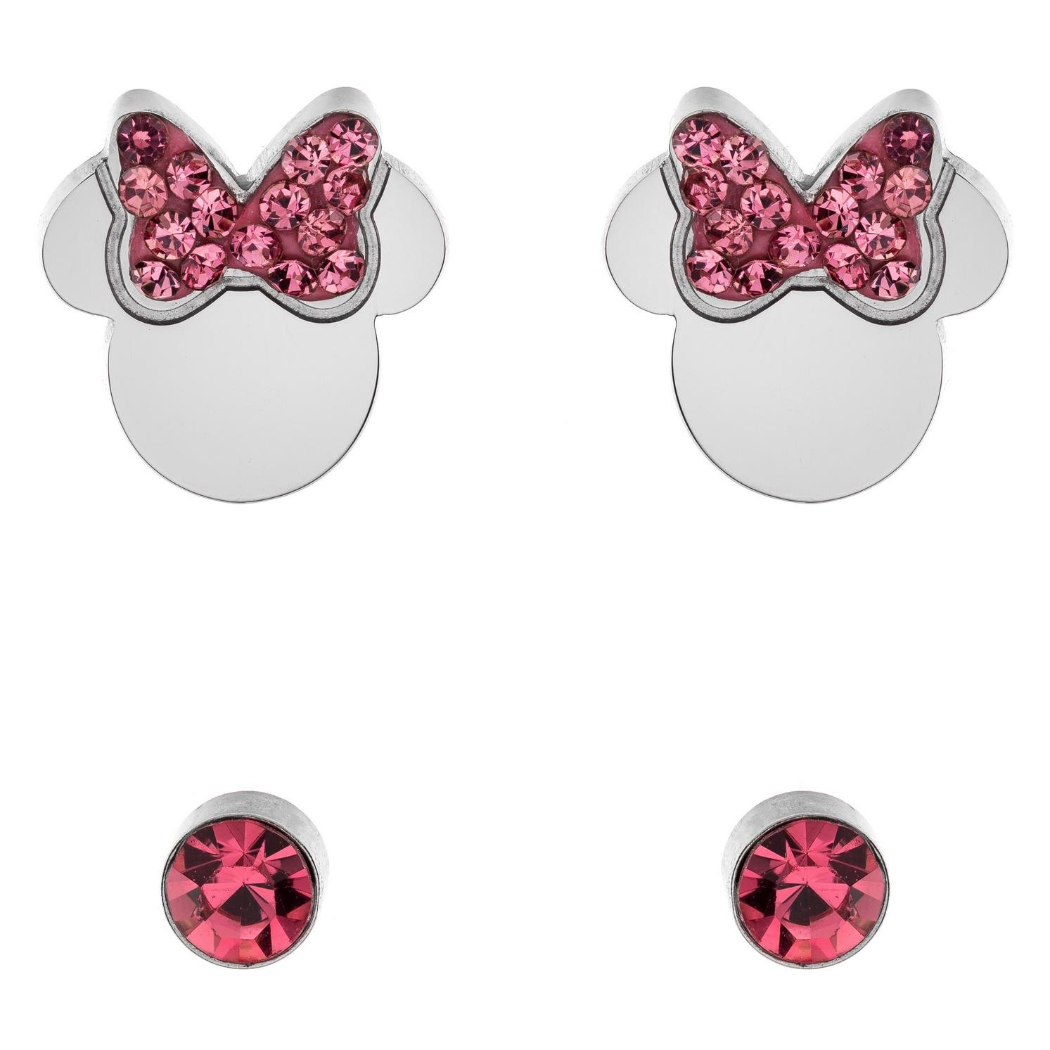 DISNEY Minnie Mouse fülbevaló szett, acél S600149RPL-B. HU (S600149RPL-B.CS)