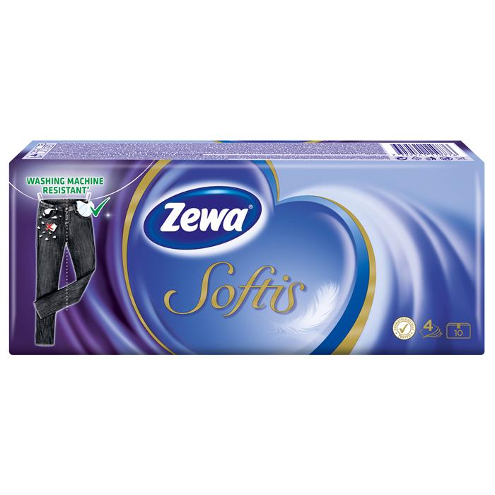 Zewa classic 4 rétegű Papír zsebkendő (10x9 db) (53717)
