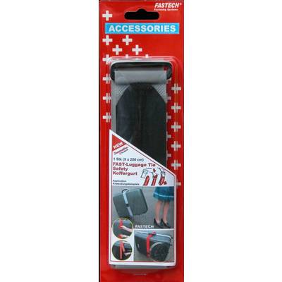 Tépőzáras öv poggyászhoz, 200 cm x 5 cm, szürke, Fastech 922-0822 (922-0822)